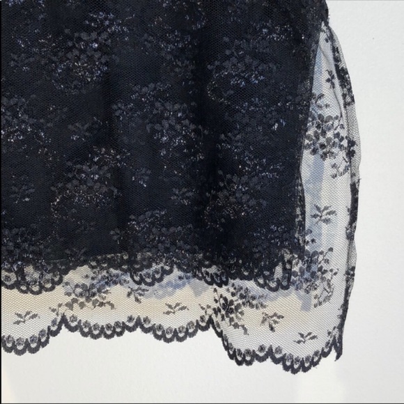 For Joseph sheer sparkle lace wrap top with camisole - Picture 4 of 6